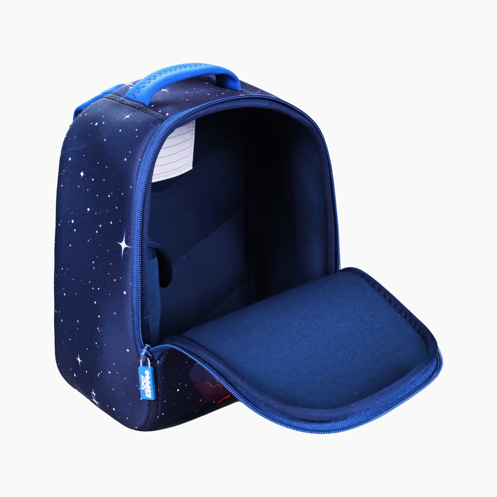 Smily kiddos 6L Galactic Adventure Neoprene Preschool Backpack – Navy Blue - SK16001823