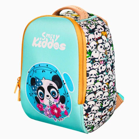 Smily Kiddos 6L Panda Neoprene Preschool Backpack – Light Blue - SK16001825