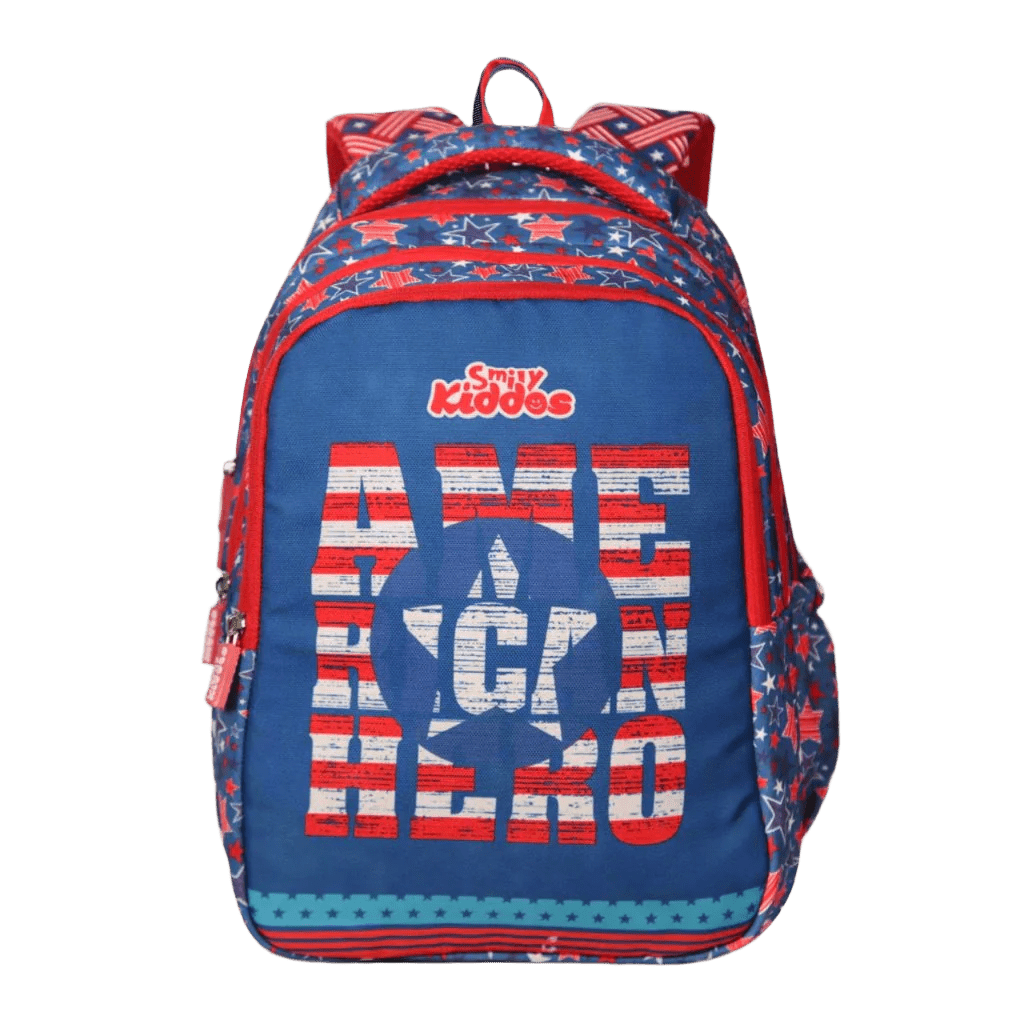 Smily kiddos American Hero Blue Backpack - SK16001230