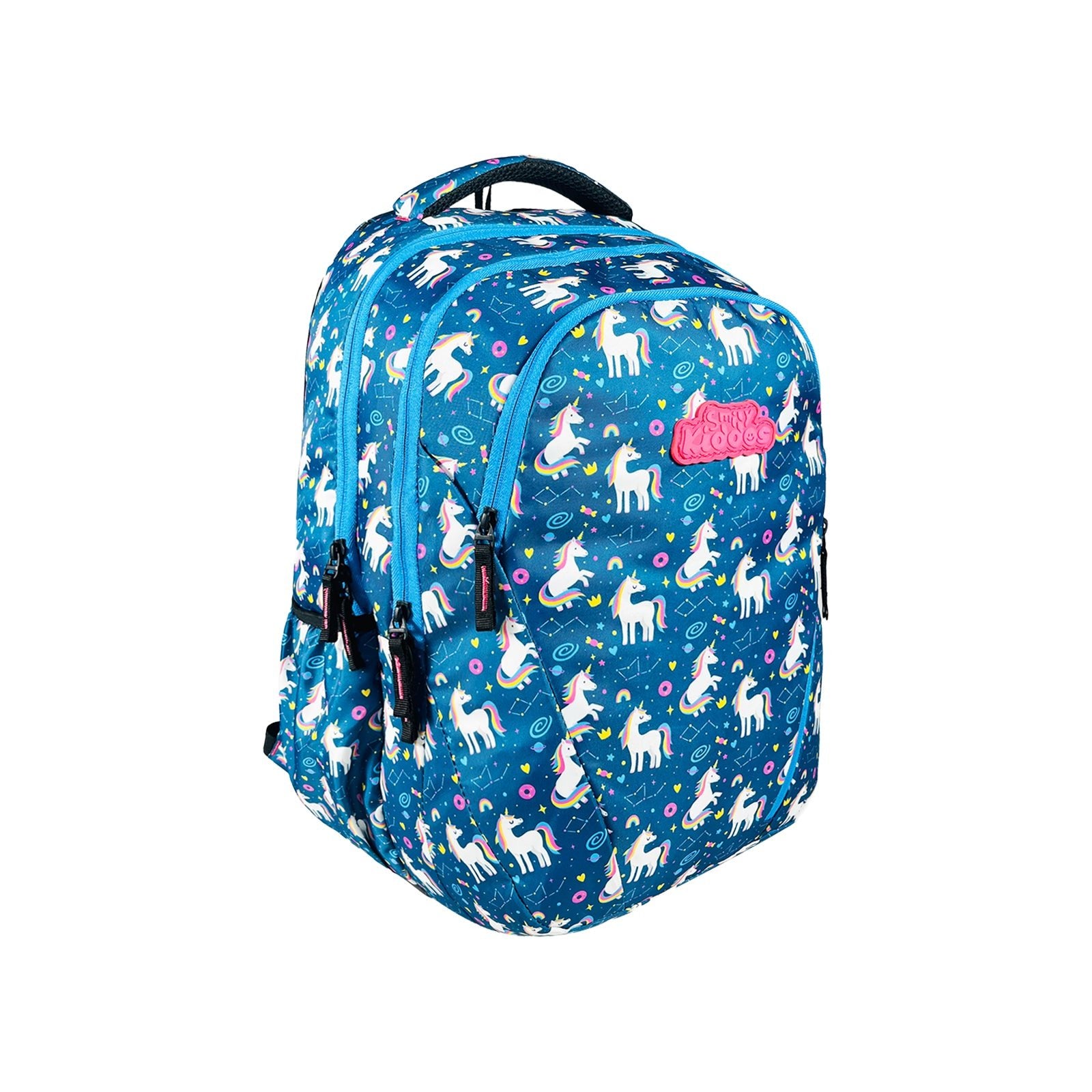 Smily Kiddos ARC Backpack with Pencil Pouch - Blue - MK11002183