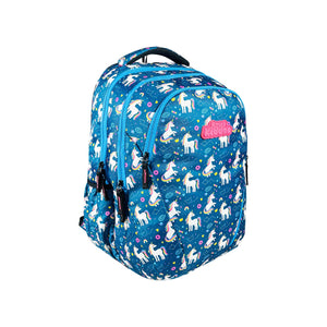 Smily Kiddos ARC Backpack with Pencil Pouch - Blue - MK11002183