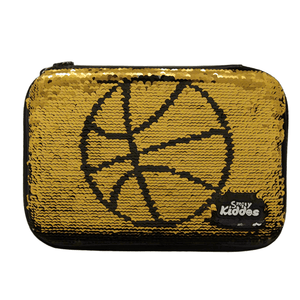 Smily Kiddos Bling Basket Ball Pencil Case Black - SK11001057