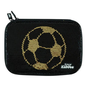 Smily kiddos Bling pencil case Football Black - SK16001557