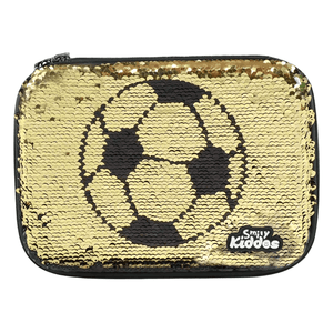 Smily kiddos Bling pencil case Football Black - SK16001557