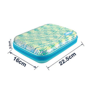 Smily kiddos Bling pencil case Rain Bow unicorn Light Blue - SK16001555