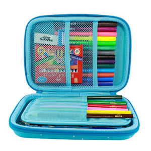 Smily kiddos Bling pencil case Rain Bow unicorn Light Blue - SK16001555