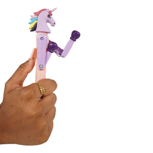 Smily kiddos Boxing Pen - Purple Unicorn Kids Stationery