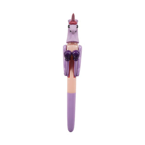 Smily kiddos Boxing Pen - Purple Unicorn Kids Stationery