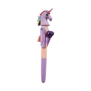 Smily kiddos Boxing Pen - Purple Unicorn Kids Stationery