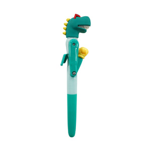 Smily kiddos Boxing Pen - Green Funny Dino Kids Stationery