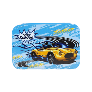 Smily Kiddos Brunch Stainless Steel Lunch Box - Race Car Theme - Blue - SK16001772