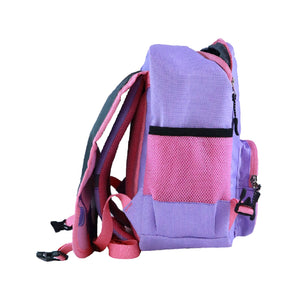 Smily Kiddos Bus Theme School Bag for Kids - Pink - School Bag