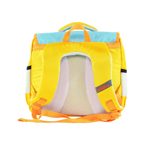 Smily Kiddos Bus Theme School Bag for Kids - Yellow - School Bag
