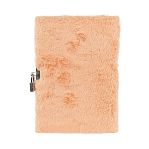 Smily Kiddos Butterfly Plush Lockable Notebook - Orange Art & Craft