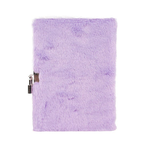 Smily Kiddos Butterfly Plush Lockable Notebook - Purple Art & Craft