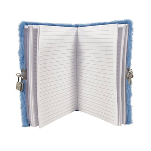Smily Kiddos Butterfly Plush Lockable Notebook - Blue Art & Craft