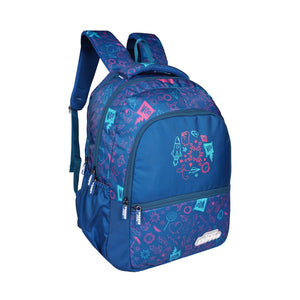 Smily Kiddos Coco Backpack – Blue | Stylish & Lightweight School Bag for Kids - MK11002287