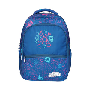 Smily Kiddos Coco Backpack – Blue | Stylish & Lightweight School Bag for Kids - MK11002287