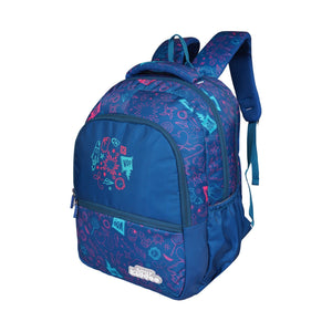 Smily Kiddos Coco Backpack – Blue | Stylish & Lightweight School Bag for Kids - MK11002287