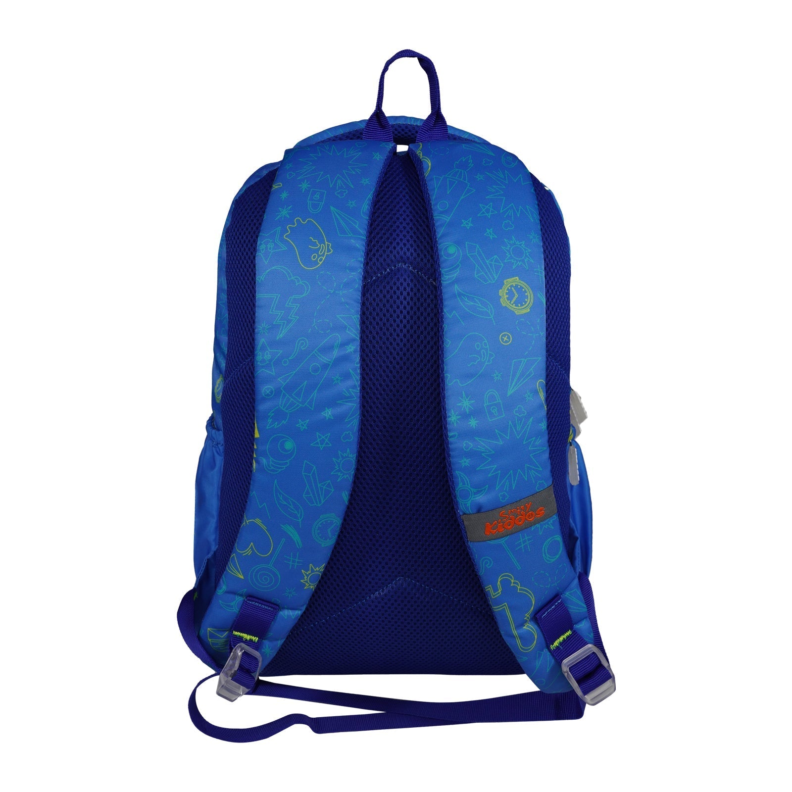 Smily Kiddos Coco Backpack – Light Blue | Stylish & Lightweight School Bag for Kids - MK11002288