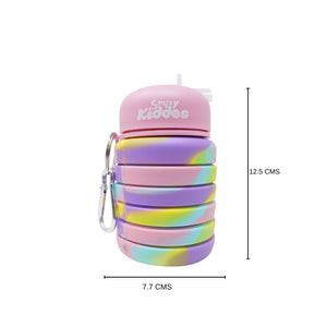 Smily Kiddos Collapsible Silicone Water Bottle - Camouflage Pink Baby Food & Storage