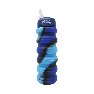 Smily Kiddos Collapsible Silicone Water Bottle - Camouflage Blue Baby Food & Storage