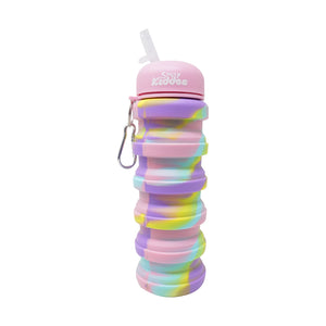 Smily Kiddos Collapsible Silicone Water Bottle - Camouflage Pink Baby Food & Storage