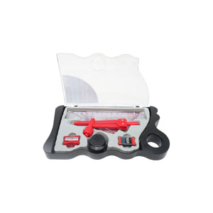 Smily Kiddos Compass & Geometry Tools Set – Durable Plastic Case - Red Kids Stationery