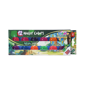 Smily Kiddos Creative Neon Paint Set – 12 Vibrant Colors - Jungle Theme Art & Craft