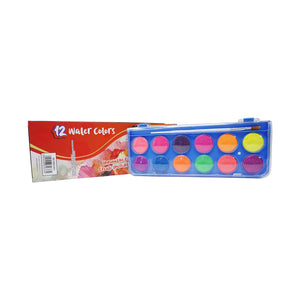 Smily Kiddos Creative Neon Paint Set – 12 Vibrant Colors - Butterfly Theme Art & Craft
