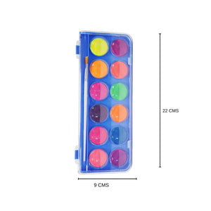 Smily Kiddos Creative Neon Paint Set – 12 Vibrant Colors - Jungle Theme Art & Craft