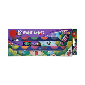 Smily Kiddos Creative Neon Paint Set – 12 Vibrant Colors - Candy Theme Art & Craft
