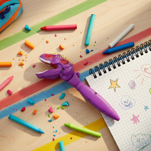 Smily kiddos Dino pen - Purple Kids Stationery