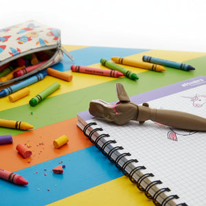 Smily kiddos Dino pen - Brown Kids Stationery
