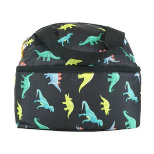 Smily Kiddos Double Decker Lunch Bag Dino Theme - Black - MK11001887