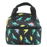 Smily Kiddos Double Decker Lunch Bag Dino Theme - Black - MK11001887