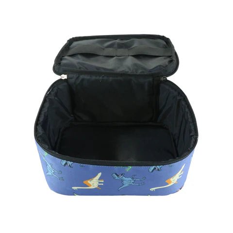 Smily Kiddos Double Decker Lunch Bag Dino Theme - Blue - MK11001888