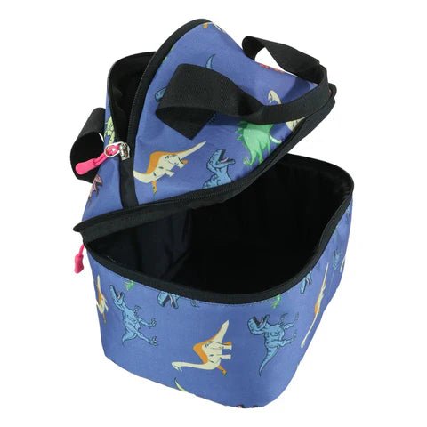 Smily Kiddos Double Decker Lunch Bag Dino Theme - Blue - MK11001888