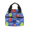 Smily Kiddos Double Decker Lunch Bag Monster Theme - Blue - MK11001870