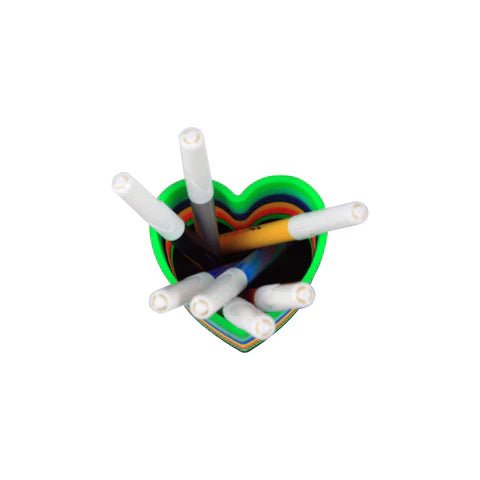 Smily Kiddos Elegant Heart - Shaped Scented Pen Holder – Blue - SK12004003