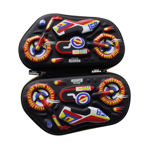 Smily Kiddos EVA Pencil Box – Motorcycle Theme, Black - Pencil Case
