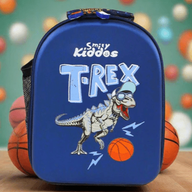 Smily Kiddos Eva Pre School Backpack T - rex - Blue - SMK16001583