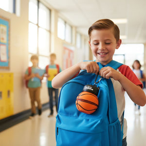 Smily Kiddos Expandable Sports Water Bottle - Basketball Baby Food & Storage
