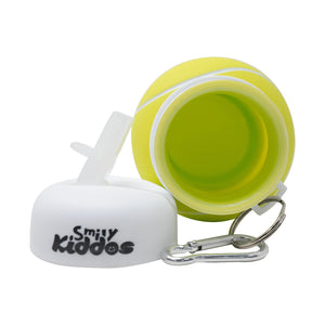 Smily Kiddos Expandable Sports Water Bottle - Tennis Ball Baby Food & Storage