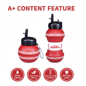 Smily Kiddos Expandable Sports Water Bottle - Cricket Ball Baby Food & Storage