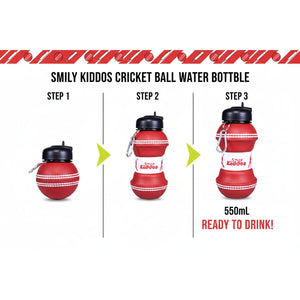 Smily Kiddos Expandable Sports Water Bottle - Cricket Ball Baby Food & Storage