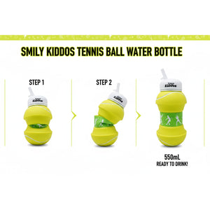 Smily Kiddos Expandable Sports Water Bottle - Tennis Ball Baby Food & Storage