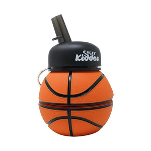 Smily Kiddos Expandable Sports Water Bottle - Basketball Baby Food & Storage