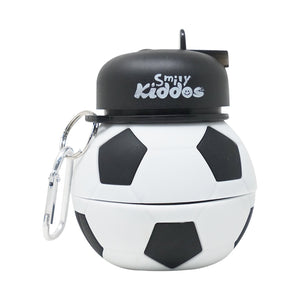Smily Kiddos Expandable Sports Water Bottle - Soccer Baby Food & Storage