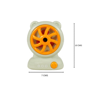 Smily Kiddos Fan Sharpener - Teal Blue Kids Stationery